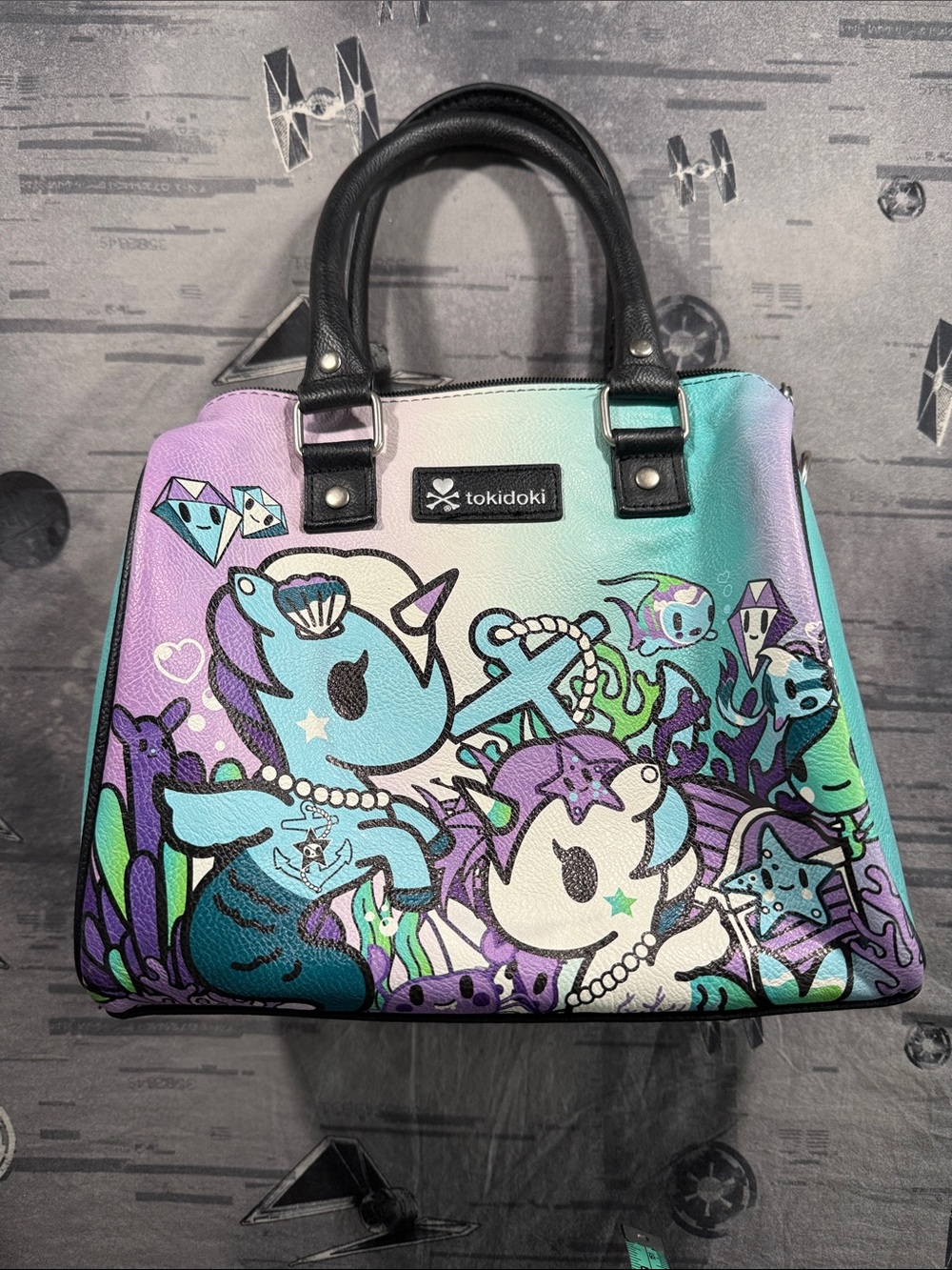TOKIDOKI X LOUNGFLY MARINA MERMICORNO SATCHEL